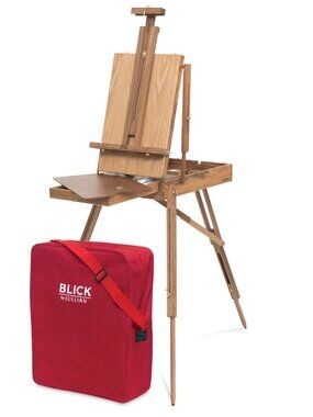 BLICK by JULLIAN: Portable French Travel Easel / Full Size Wood Folding Tripod